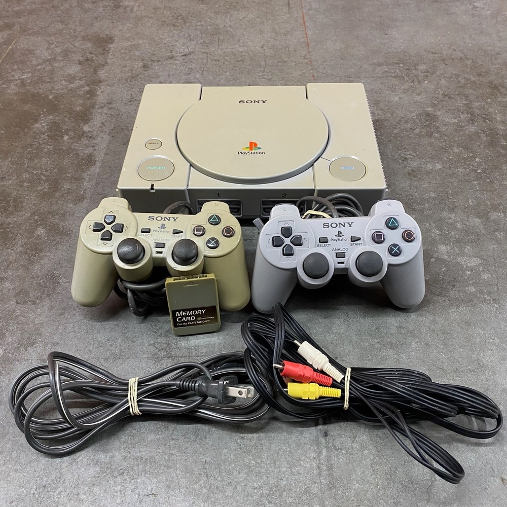 Sony PlayStation 1 PS1 Console Bundle SCPH-7501 Tested‎